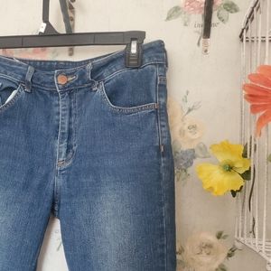 High waist skinny jeans